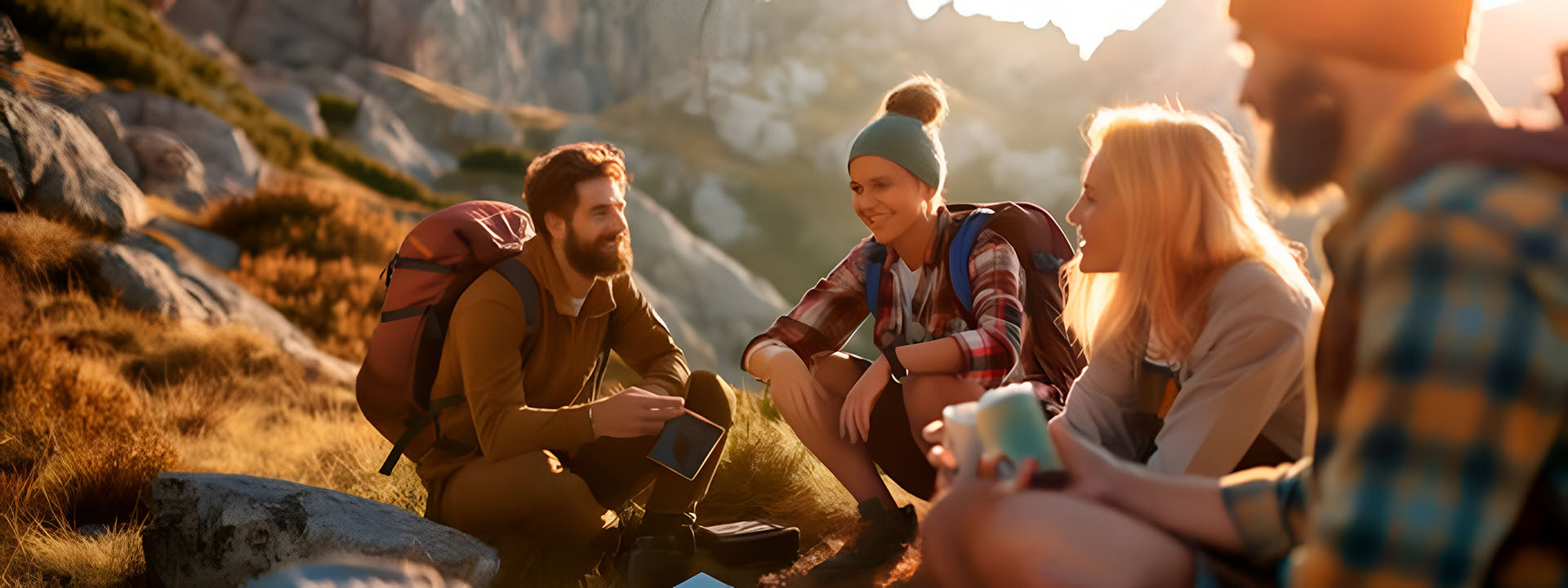 Friends in the mountain